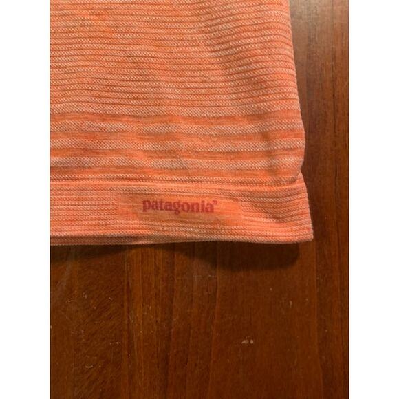 Patagonia activewear tee t-shirt orange exercise workout women's sz s - Picture 5 of 8